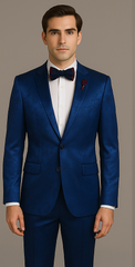 Rossi Man Leo Suit RM1906 – Modern Slim Fit 2-Piece Suit for Men | Stylish Formal Wear