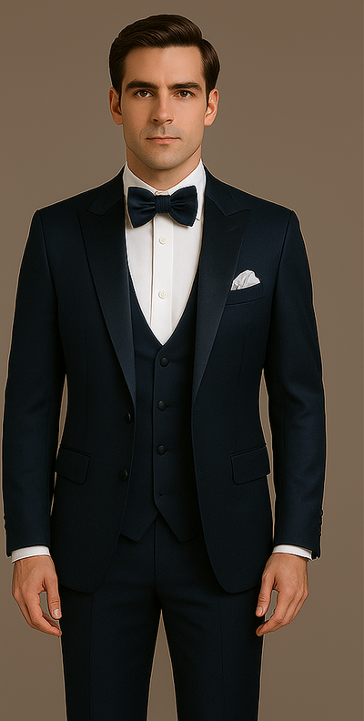 Rossi Man Leo Tuxedo RM1102 – Modern 3-Piece Formal Suit for Men | Stylish Tuxedo Set 5   - from alligatorwarehouse.com