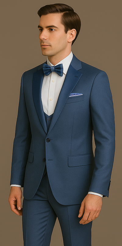 Rossi Man Leo Tuxedo RM1387 – Elegant Slim Fit Formal Wear for Men | Stylish Tuxedo Suit 3   - from alligatorwarehouse.com