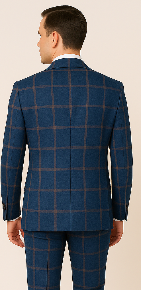 Rossi Man Max RM1840 – Slim Fit 3-Piece Formal Suit for Men 2   - from alligatorwarehouse.com