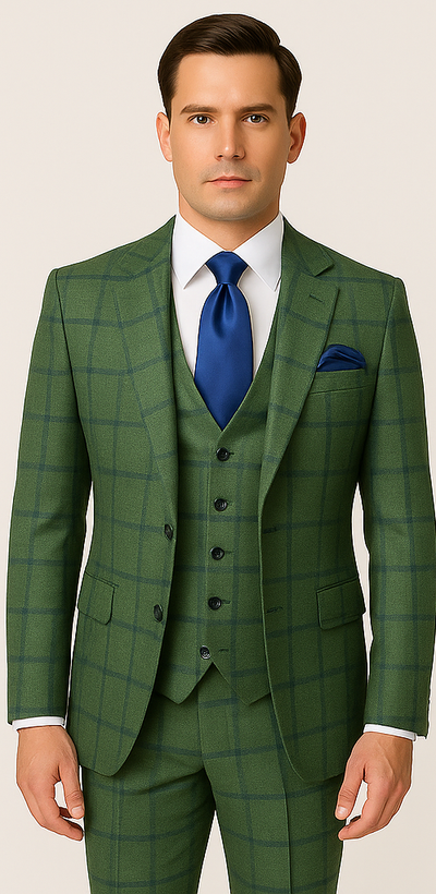 Rossi Man Max RM1841 – Men's Slim Fit 3-Piece Suit for Men 5   - from alligatorwarehouse.com