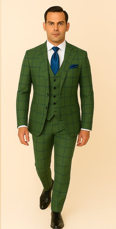 Rossi Man Max RM1841 – Men's Slim Fit 3-Piece Suit for Men 4   - from alligatorwarehouse.com