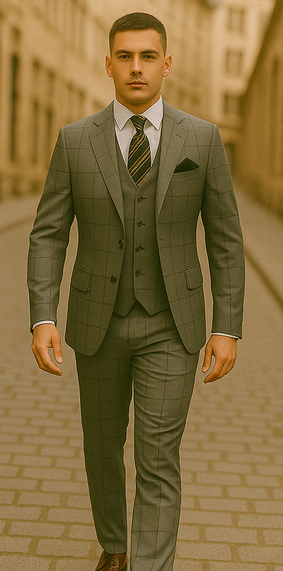 Rossi Man Men's Dress Suit – Classic Rossiman Formalwear for Timeless Style 5 SKU#51205  - from alligatorwarehouse.com