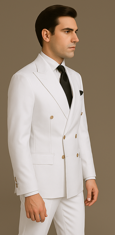 Rossi Man Milano RM1374 – Men's Modern 3-Piece Suit | Stylish Formal Wear Set 3   - from alligatorwarehouse.com