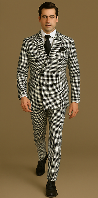 Rossi Man Milano RM1588 – Men's Modern 3-Piece Slim Fit Suit | Stylish Formal Outfit 4   - from alligatorwarehouse.com
