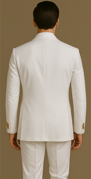 Rossi Man Milano RM1770 – Men's Modern Slim Fit 3-Piece Suit | Formal