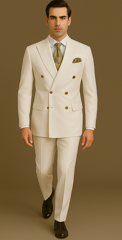 Rossi Man Milano RM1770 – Men's Modern Slim Fit 3-Piece Suit | Formal