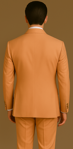 Rossi Man Milano RM1774 – Men's Modern Fit 3-Piece Suit | Stylish Formal Outfit