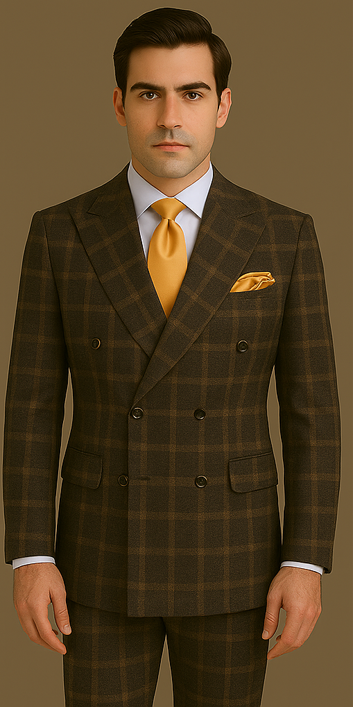 Rossi Man Milano RM1789 – Modern 3-Piece Men's Suit |  Formal Wear 5   - from alligatorwarehouse.com