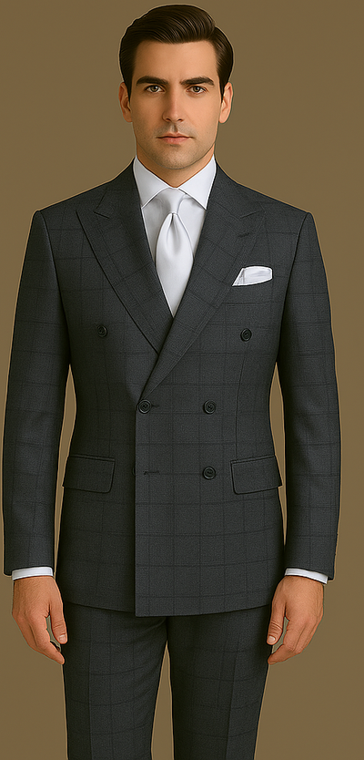Rossi Man Milano RM1791 – Classic Tailored Suit for Men | Formal Wear 5   - from alligatorwarehouse.com