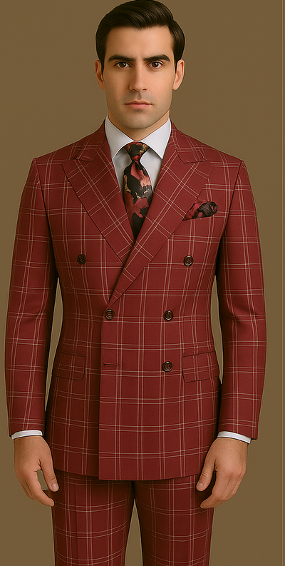Rossi Man Milano RM1827 – Classic Tailored Men's Suit |  Formal Style 5   - from alligatorwarehouse.com