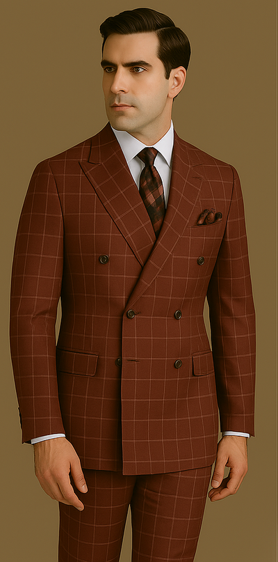 Rossi Man Milano RM1827 – Classic Tailored Men's Suit |  Formal Style 3   - from alligatorwarehouse.com