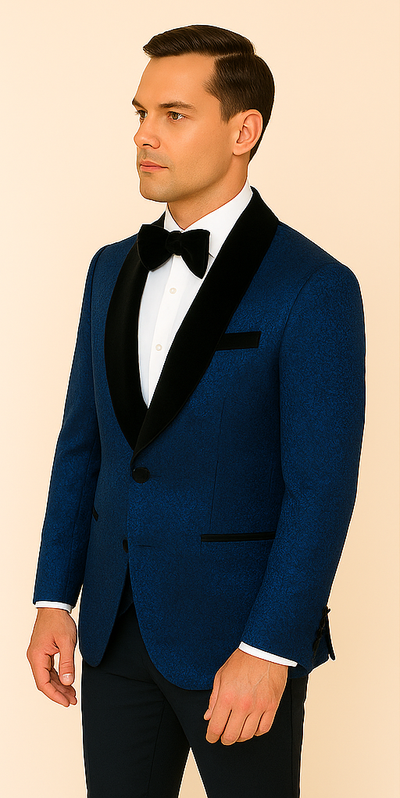 Rossi Man RM1483 – Slim Fit Smoking Style 3-Piece Tuxedo for Men 2   - from alligatorwarehouse.com