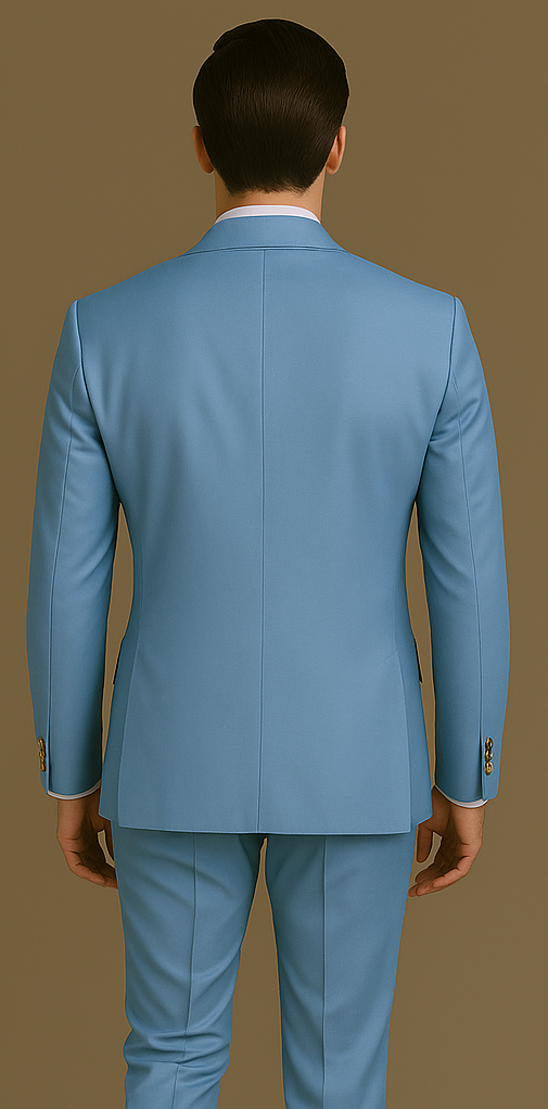 Rossi Man RM1771 – Sophisticated Milano Slim Fit Suit for Men | Premium Formal