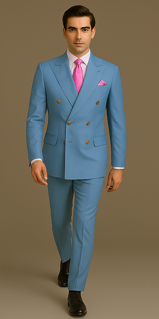 Rossi Man RM1771 – Sophisticated Milano Slim Fit Suit for Men | Premium Formal 4   - from alligatorwarehouse.com