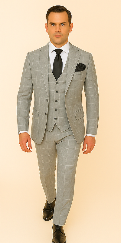 Rossi Man RM1851 Tom – Men's Slim Fit Suit for Modern Elegance 2   - from alligatorwarehouse.com