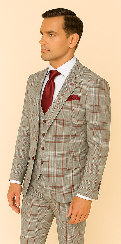 Rossi Man RM1854 Tom – Men's Slim Fit Suit for Men