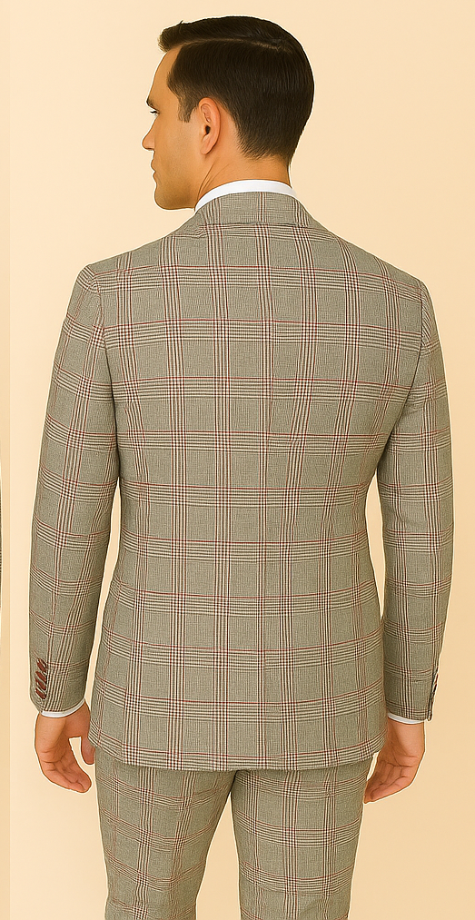 Rossi Man RM1854 Tom – Men's Slim Fit Suit for Men 3   - from alligatorwarehouse.com