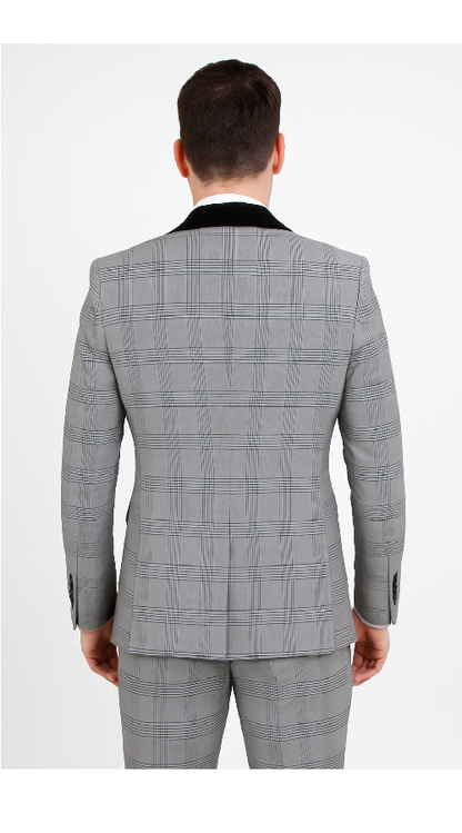 Rossi Man RM1295 – Classic 3-Piece Smoking Tuxedo for Men