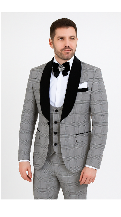 Rossi Man RM1295 – Classic 3-Piece Smoking Tuxedo for Men 5   - from alligatorwarehouse.com