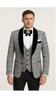 Rossi Man RM1295 – Classic 3-Piece Smoking Tuxedo for Men 2   - from alligatorwarehouse.com