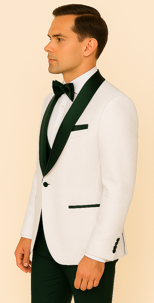 Rossi Man RM1482 – Men's 3-Piece Tuxedo from the Smoking S Collection