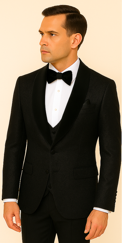 Rossi Man RM1446 – Classic 3-Piece Smoking Style Tuxedo Suit for Men 4   - from alligatorwarehouse.com