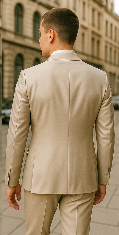 Rossiman Men’s Gray Shiny Sateen Suit – Sleek & Modern Formalwear 3 SKU#61577  - from alligatorwarehouse.com