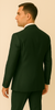 Rossiman Hunter Green Slim Fit Men's Suit – 3-Piece Vested Set with Flat Front Trousers 3 SKU#58658  - from alligatorwarehouse.com