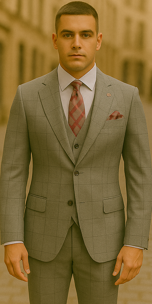 Rossiman Men's Dress Suit – Timeless Classic Formal Suit for Men 1 SKU#51204  - from alligatorwarehouse.com
