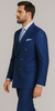 Rossiman Men's Slim Fit Royal Blue Suit – Double-Breasted Elegance 4 SKU#58649  - from alligatorwarehouse.com
