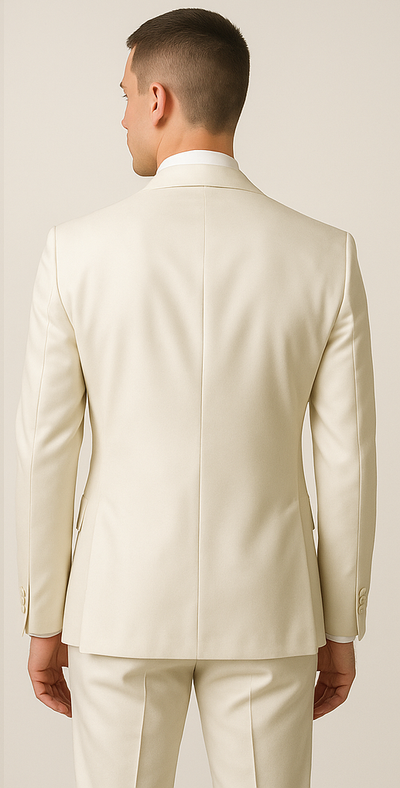 Rossiman Men’s Royal Blue Glossy Sateen Suit – Bold & Refined Look 3 SKU#61581  - from alligatorwarehouse.com