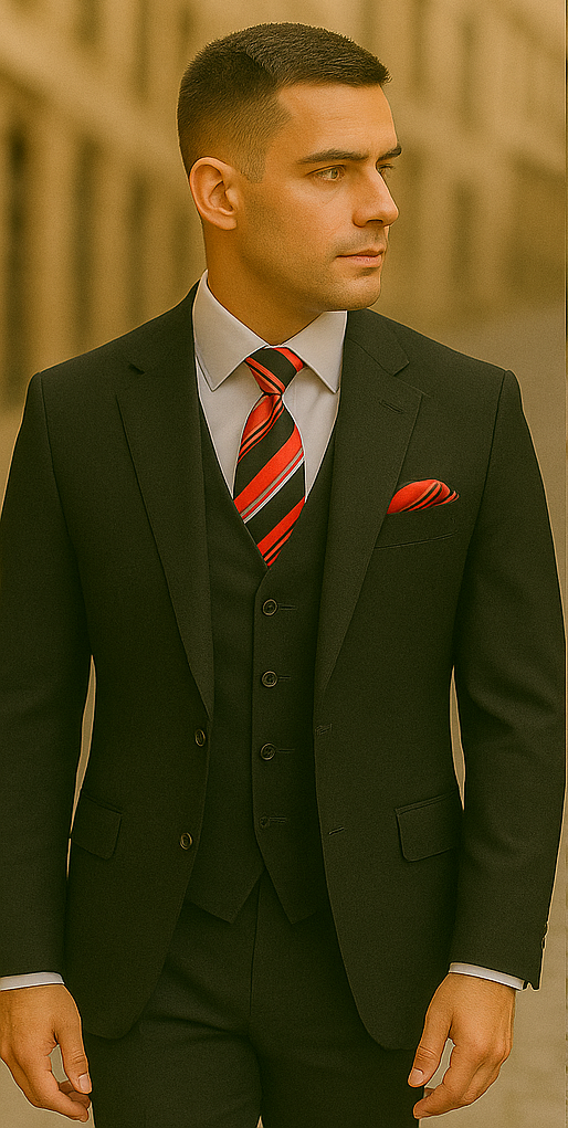 Rossiman Rossi Men's Dress Suit – Premium Tailored Suit for Formal Occasions