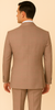 Rossiman Sharkskin Gray Plaid Suit – Double-Breasted Windowpane Suit for Men 5   - from alligatorwarehouse.com