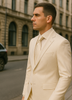 Rossiman White Sateen Suit for Men – High-Shine Formal Elegance 4 SKU#61578  - from alligatorwarehouse.com