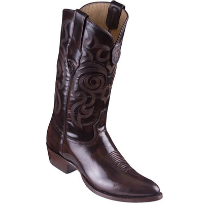 Los Altos Boots - Mens Dress Cowboy Boot - Low Priced Round Toe Cowboy Boots - in Black 2   - from alligatorwarehouse.com