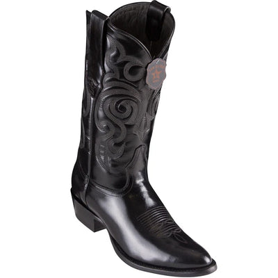 Los Altos Boots - Mens Dress Cowboy Boot - Low Priced Round Toe Cowboy Boots - in Black 1   - from alligatorwarehouse.com