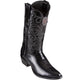Los Altos Boots - Mens Dress Cowboy Boot - Low Priced Round Toe Cowboy Boots - in Black