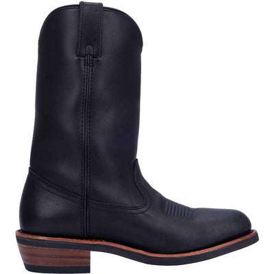 Dan Post Mens Albuquerque 12 Round Toe Black Leather Cowboy Boot 1 DP69680_7_D  - from alligatorwarehouse.com