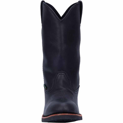 Dan Post Mens Albuquerque 12 Round Toe Black Leather Cowboy Boot