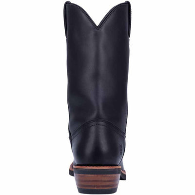Dan Post Mens Albuquerque 12 Round Toe Black Leather Cowboy Boot 3 DP69680_7_D  - from alligatorwarehouse.com