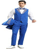 Royal Blue Prom Tuxedo - Perfect Wedding Suit Vested Rhinestone Lapelled 2   - from alligatorwarehouse.com