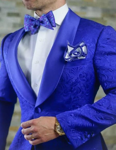 Blue Prom Suit For Men - Blue Homecoming Tuxedo  - Royal Blue 2 3V-0599  - from alligatorwarehouse.com