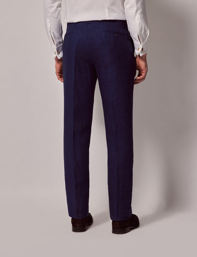 Mens Linen Suit For Beach Wedding - Summer Suit in Navy Blue 8 8X-7211  - from alligatorwarehouse.com