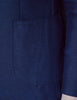 Mens Linen Suit For Beach Wedding - Summer  Slim Suit in Royal Blue 4 6X-8669  - from alligatorwarehouse.com