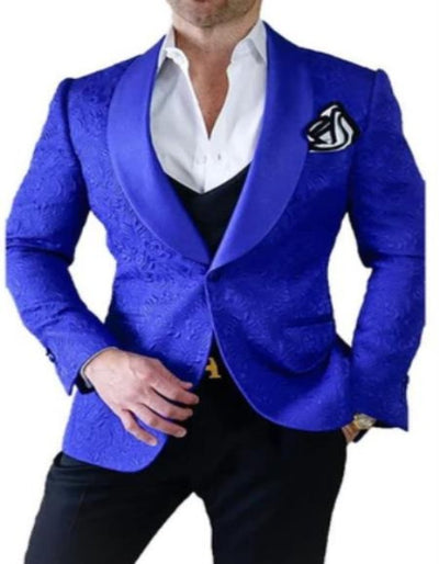 Blue Prom Suit For Men - Blue Homecoming Tuxedo  - Royal Blue 3 3V-0599  - from alligatorwarehouse.com