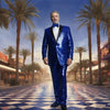 Mens Sequin Suit - Red Royal Green Black Gold Pink 6   - from alligatorwarehouse.com