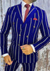 Burgundy Pinstripe Suit - Mens 1920s Gangster Pinstripe Suit - Lapel Chalk Pinstripe 2   - from alligatorwarehouse.com