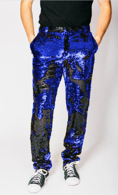 Mens Sequin Pants - Royal Dress Party Pants 8   - from alligatorwarehouse.com