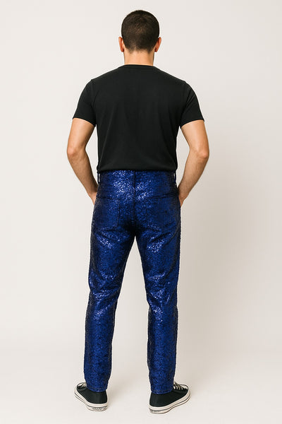 Mens Sequin Pants - Royal Dress Party Pants 4   - from alligatorwarehouse.com
